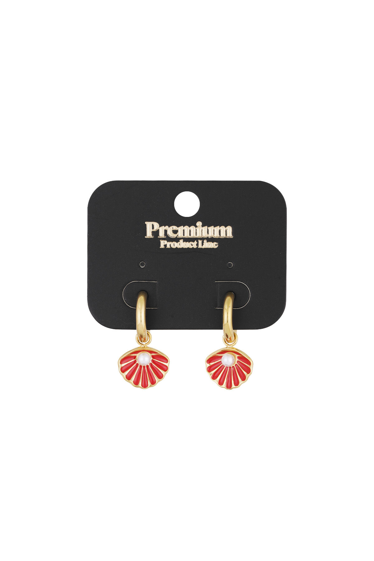 boucles d'oreilles coquillages dorés Image3