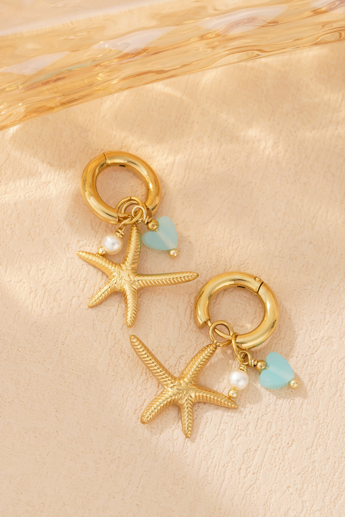 grandes boucles d'oreilles étoile de mer Image3