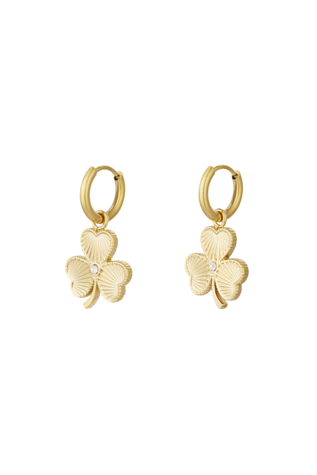 four-leaf clover earrings
