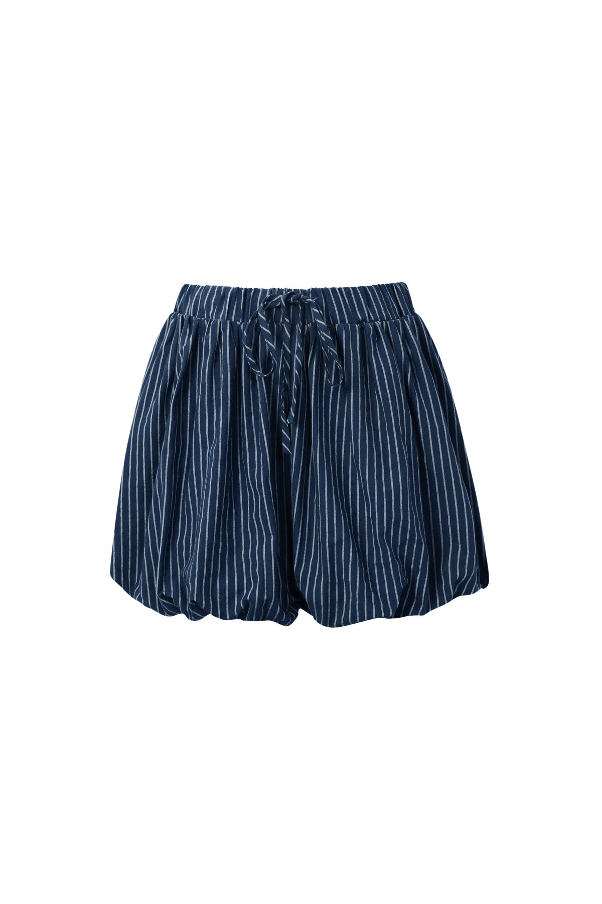 Woven Cotton Women's Shorts Casual Stripes 2