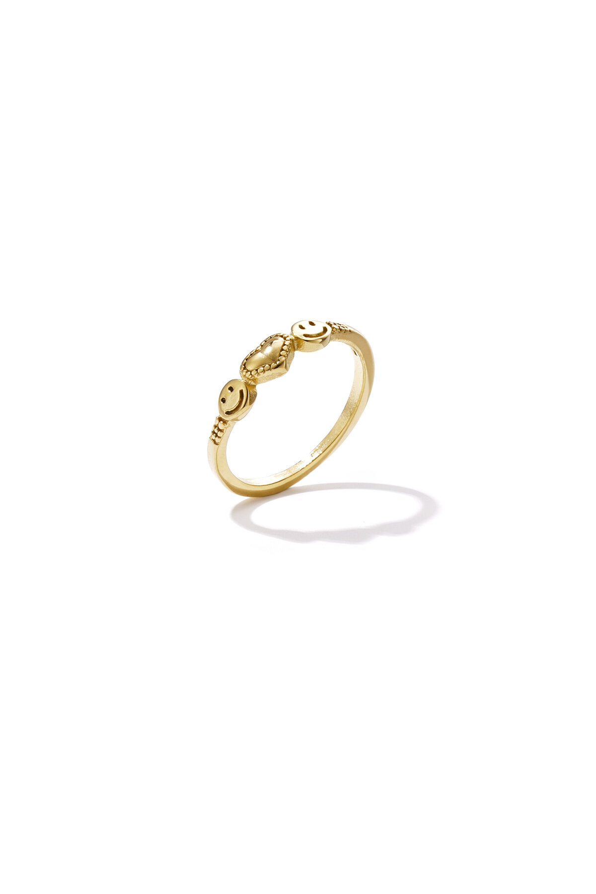 Ring mit Smileys und Herz 2