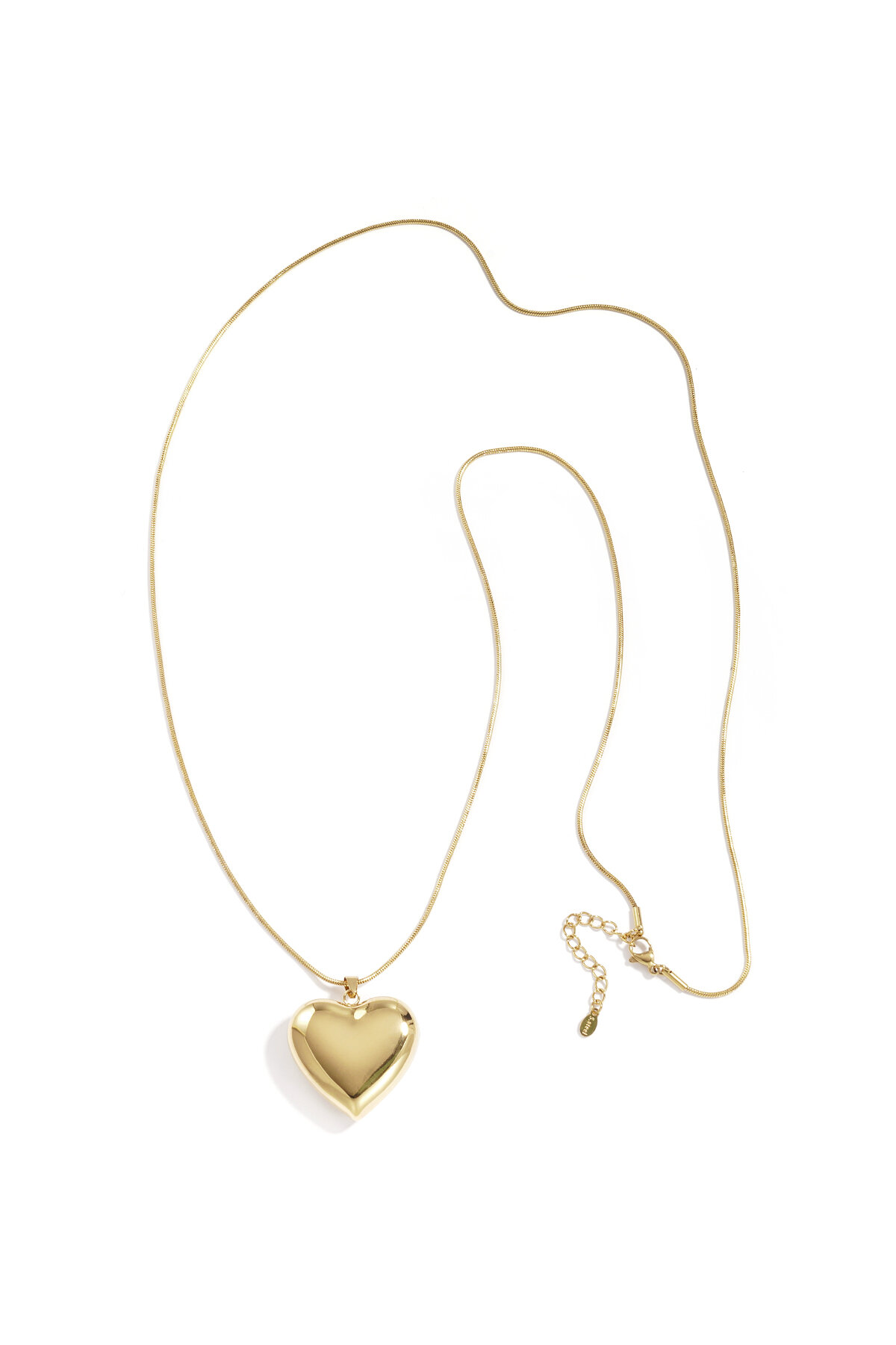 Collana di media lunghezza con ciondolo a forma di cuore h5