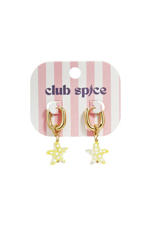 Earrings with spotted starfish h5 Picture3