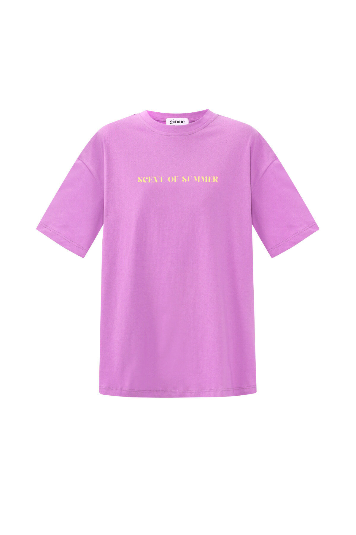 Baumwolle Damen T-Shirt Casual Letters 2