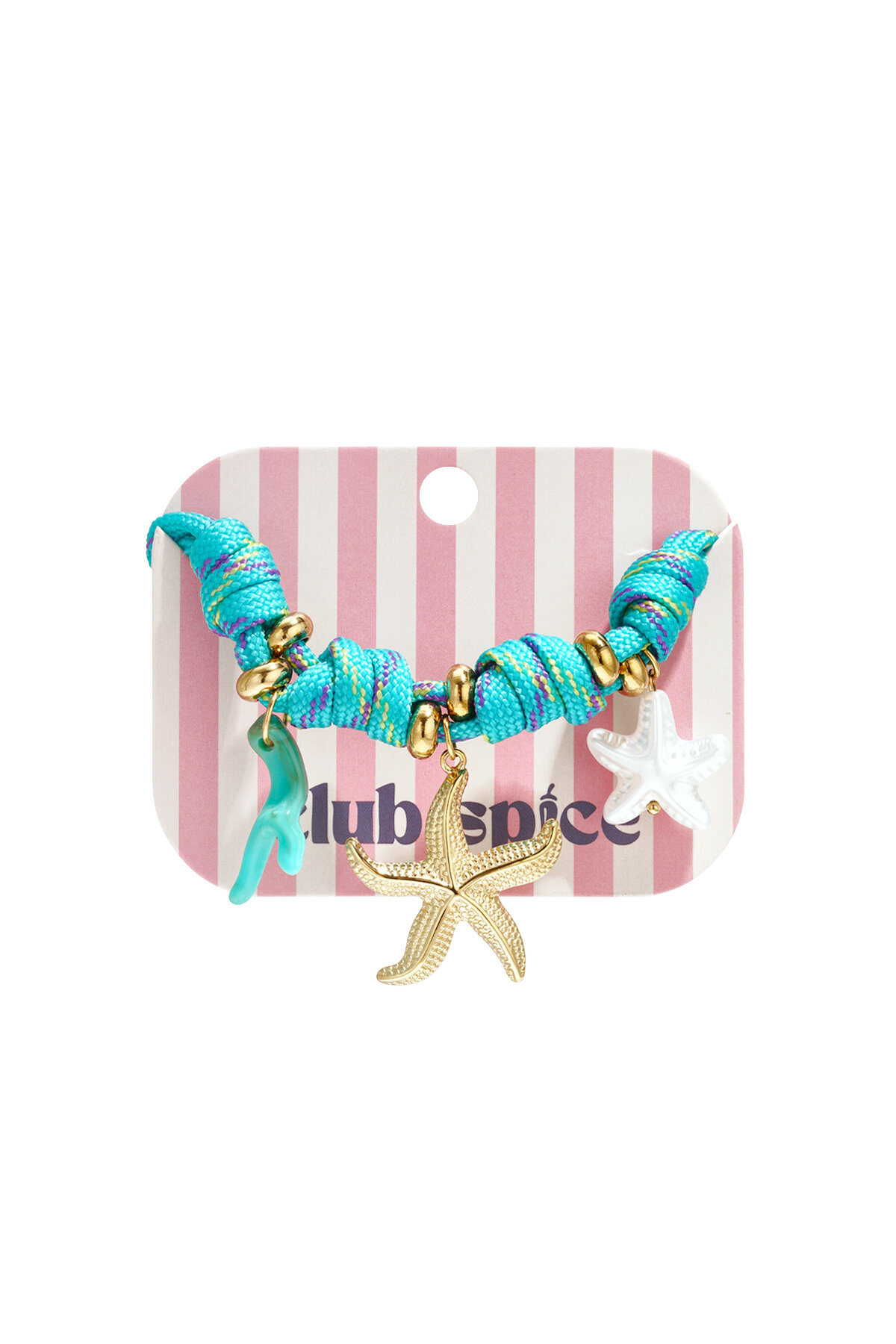 Rope bracelet with knots and starfish charms h5 Picture4