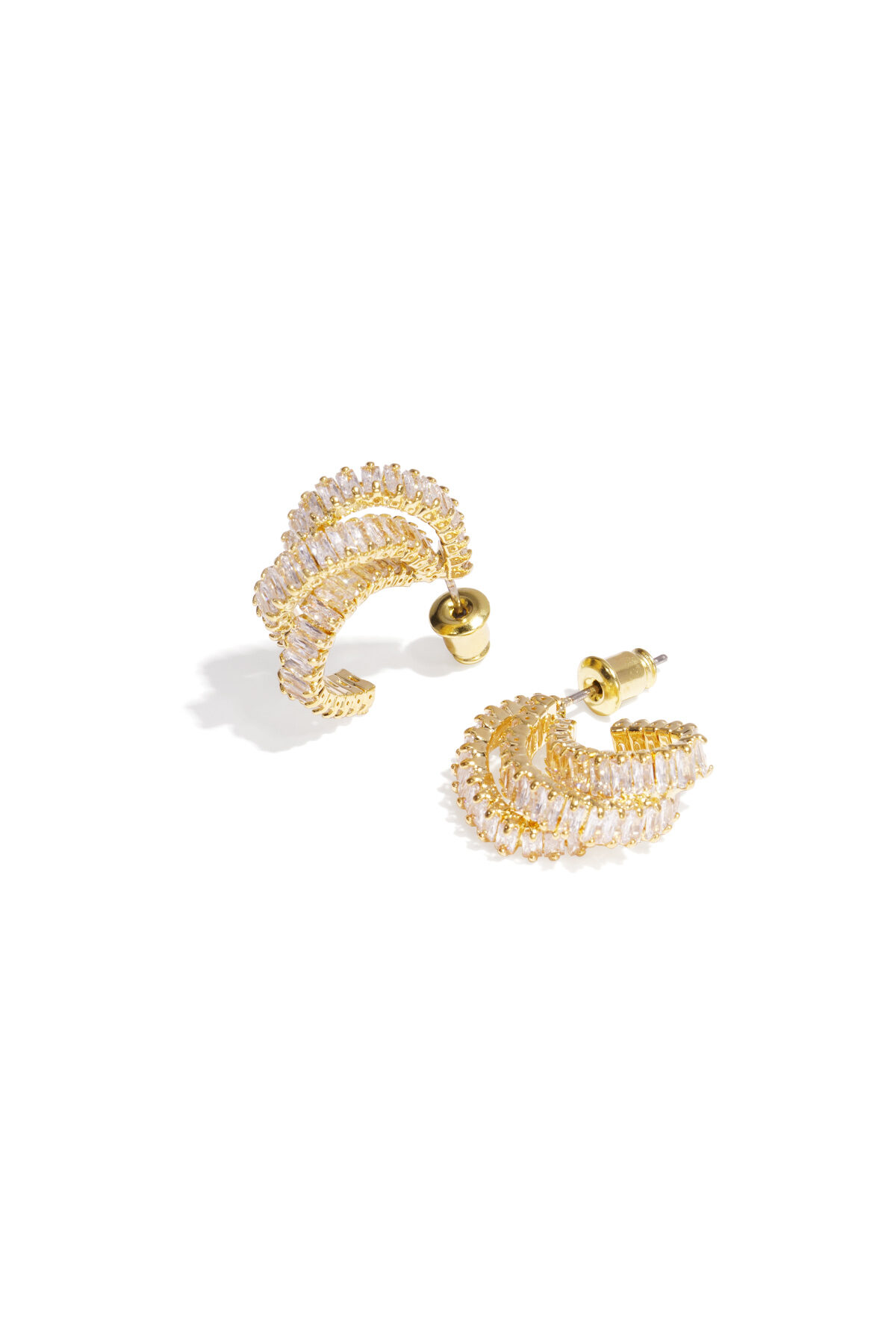 Kupfer Creolen Geometrische Elegante Weihnachten Luxuriöse Serie frauen schmuck 