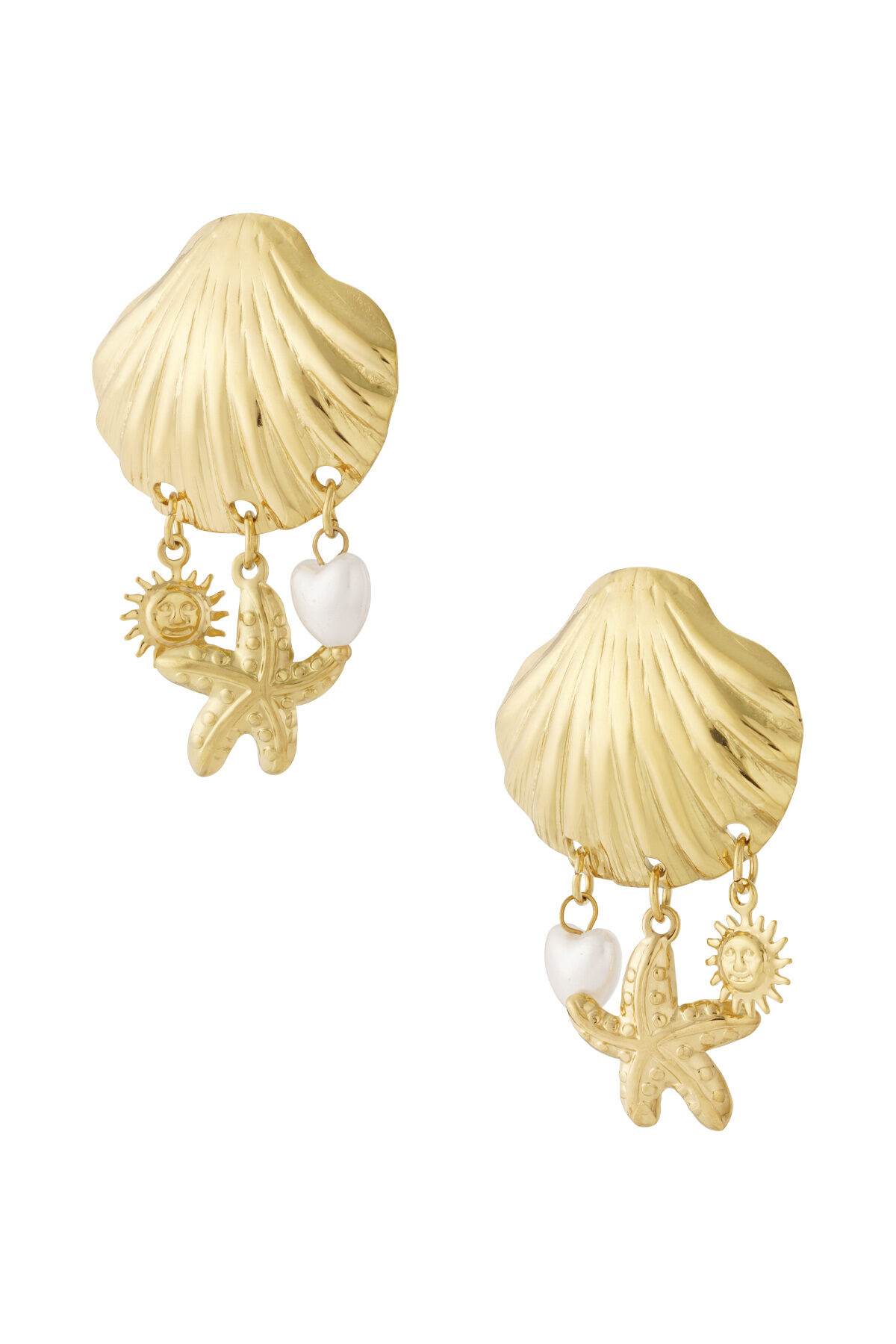 Beach love trio Earrings 