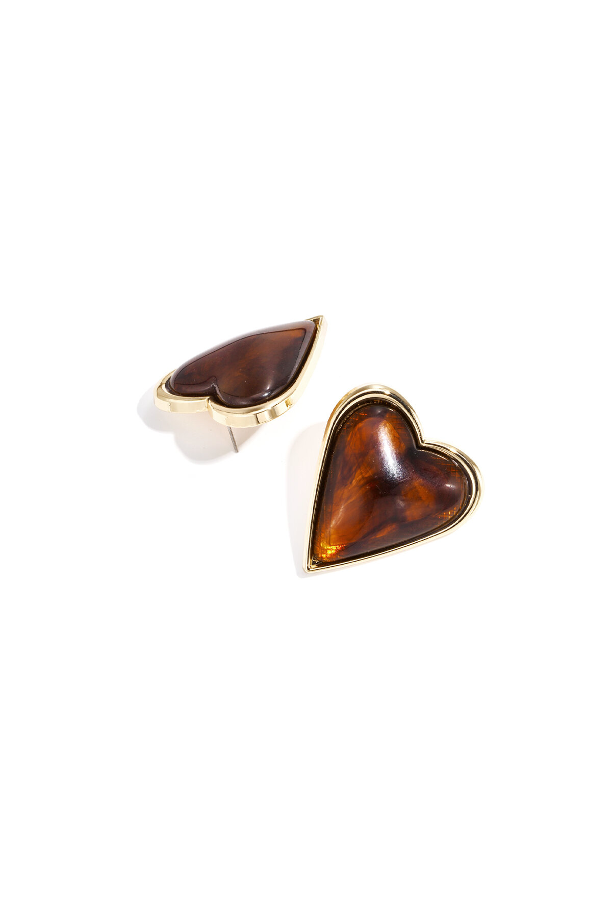 Alloy Stud Earrings Heart Retro Daily Simple Series Women's jewelry Picture2