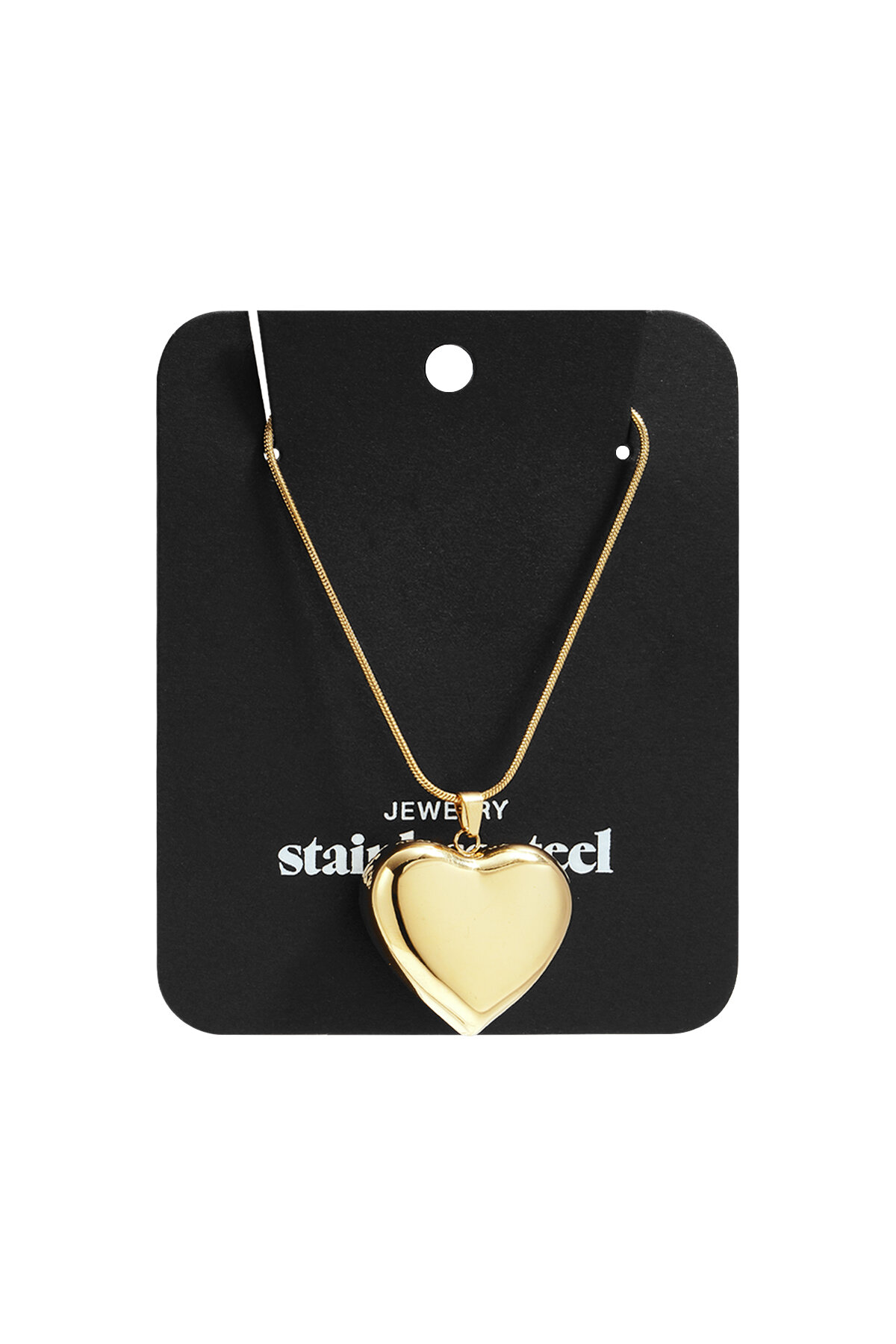 Collana di media lunghezza con ciondolo a forma di cuore h5Immagine4