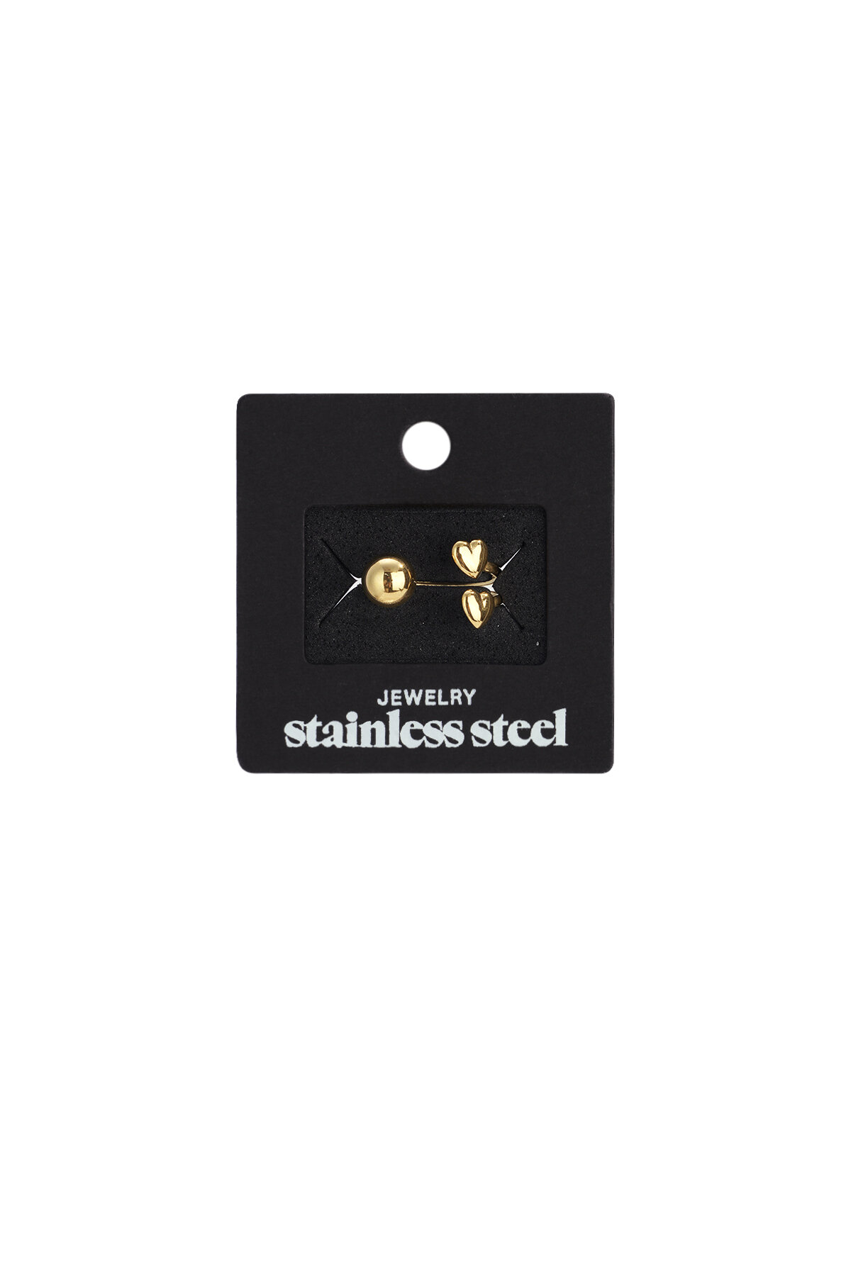 Stainless Steel Minimalist Rings Heart Casual Daily Simple Series Women's jewelry h5 Picture4