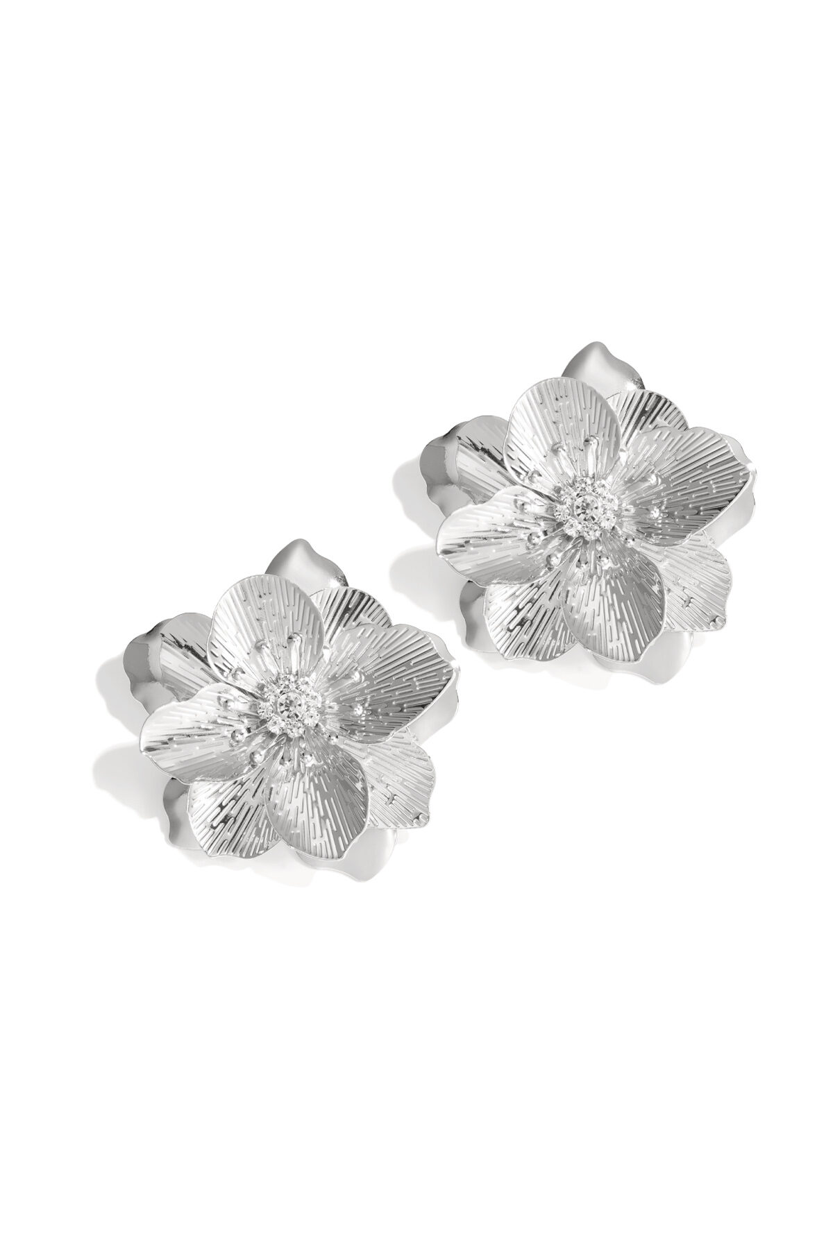 Big luxe flower earrings h5 Picture5