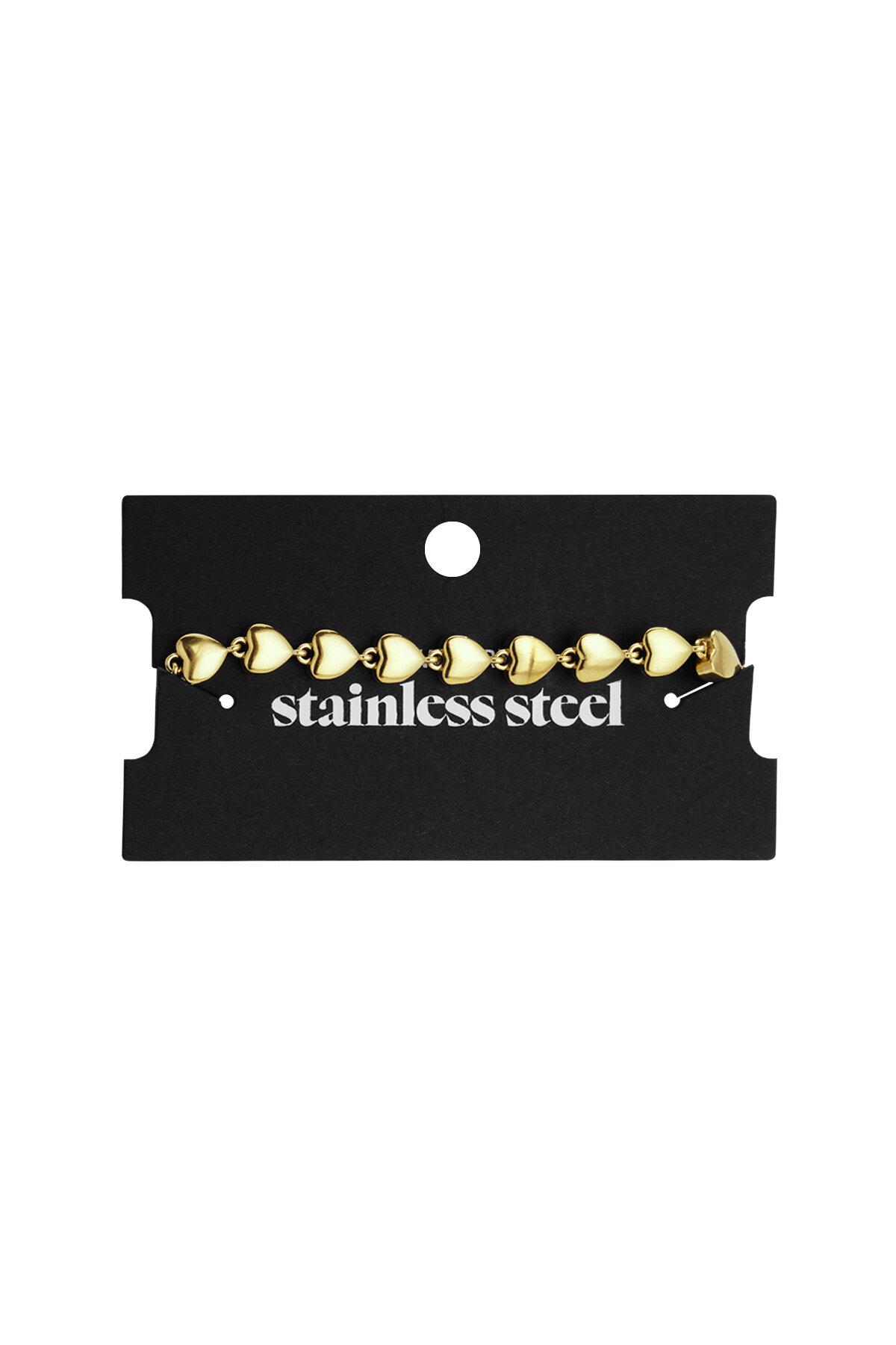 Stainless Steel Chain Bracelets Heart Simple Daily Simple Series Women's jewelry h5 Picture4