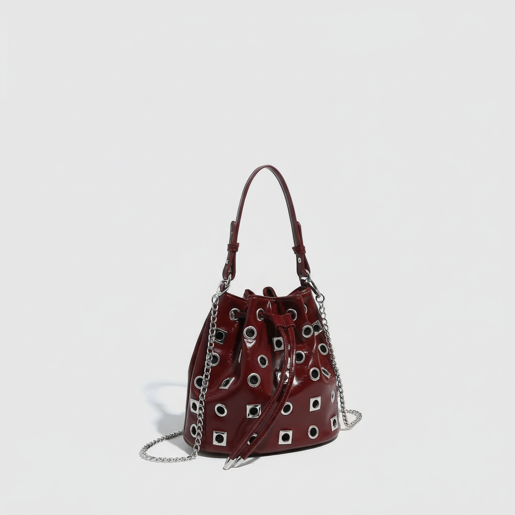 1 Piece Luxurious Fashionable and Classic Rivet Women's Shoulder Bags