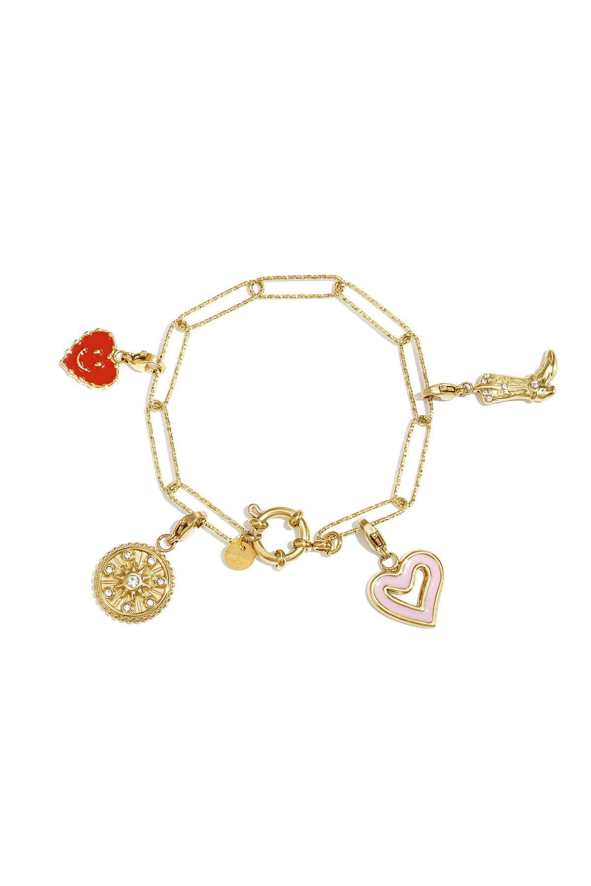 Bracelet with front clasp and long links h5 Picture2