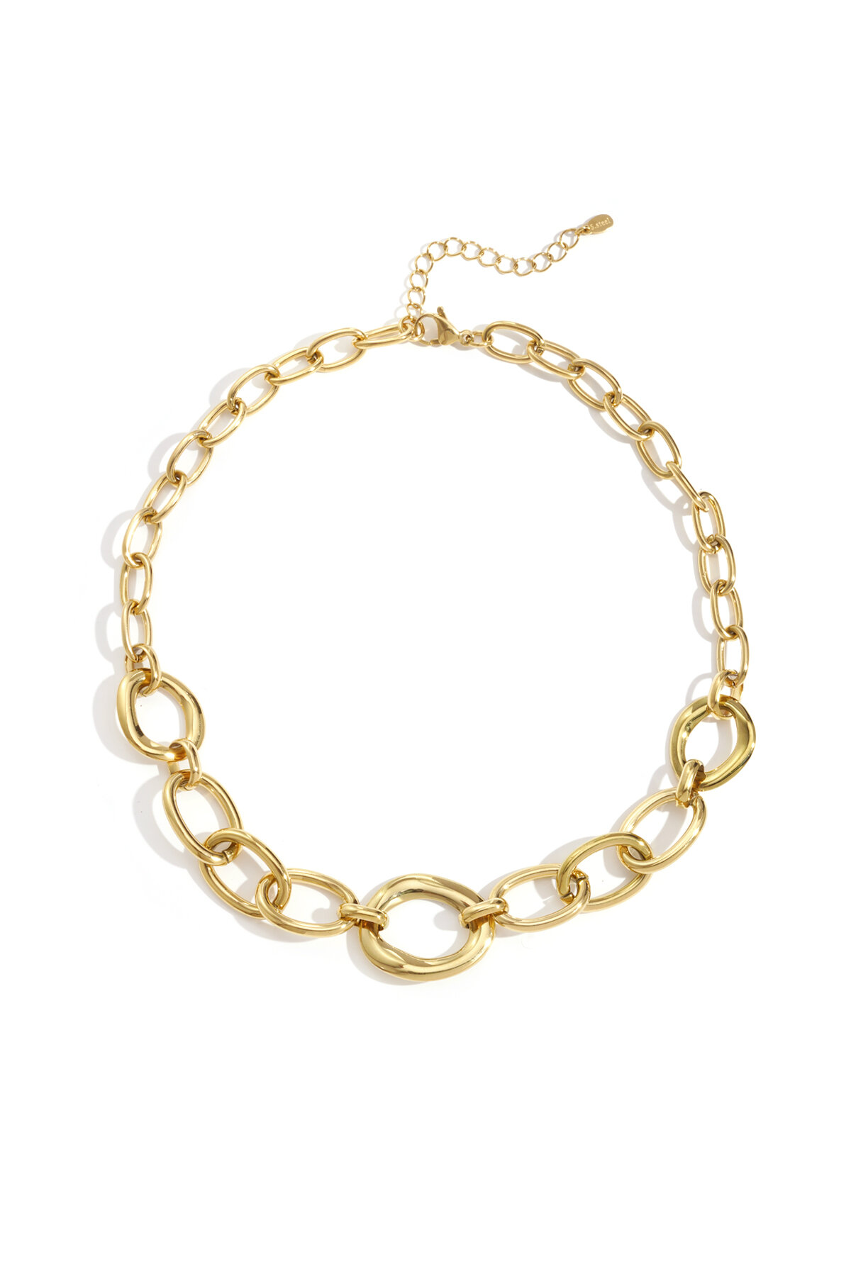 Stainless Steel Chain Necklaces Chain Casual Daily Simple Series Women's jewelry h5 Picture4
