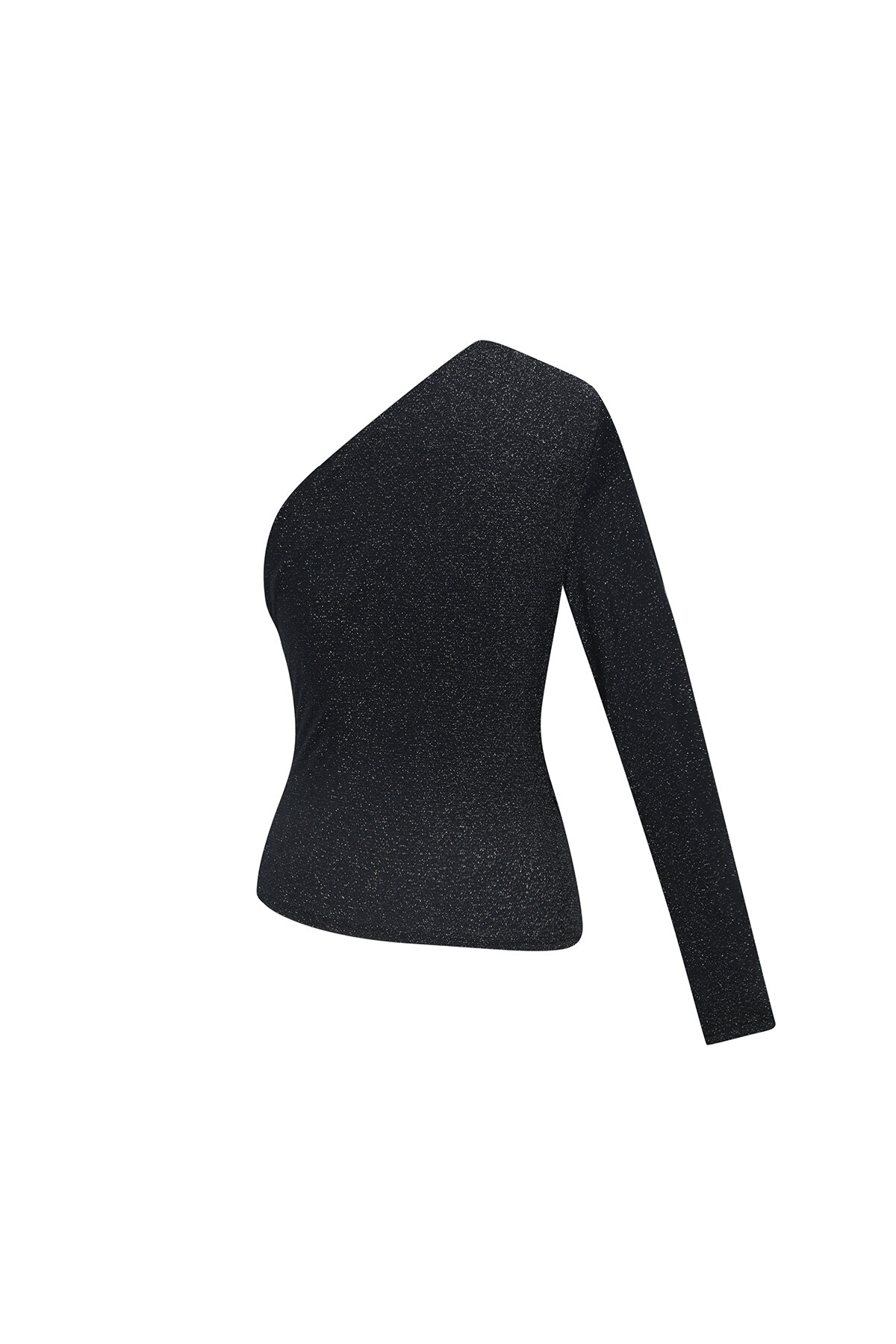 Gewebte Polyesterfaser Damen Langarm Oberteil Sexy Einfarbiger Farbton h5 Bild5