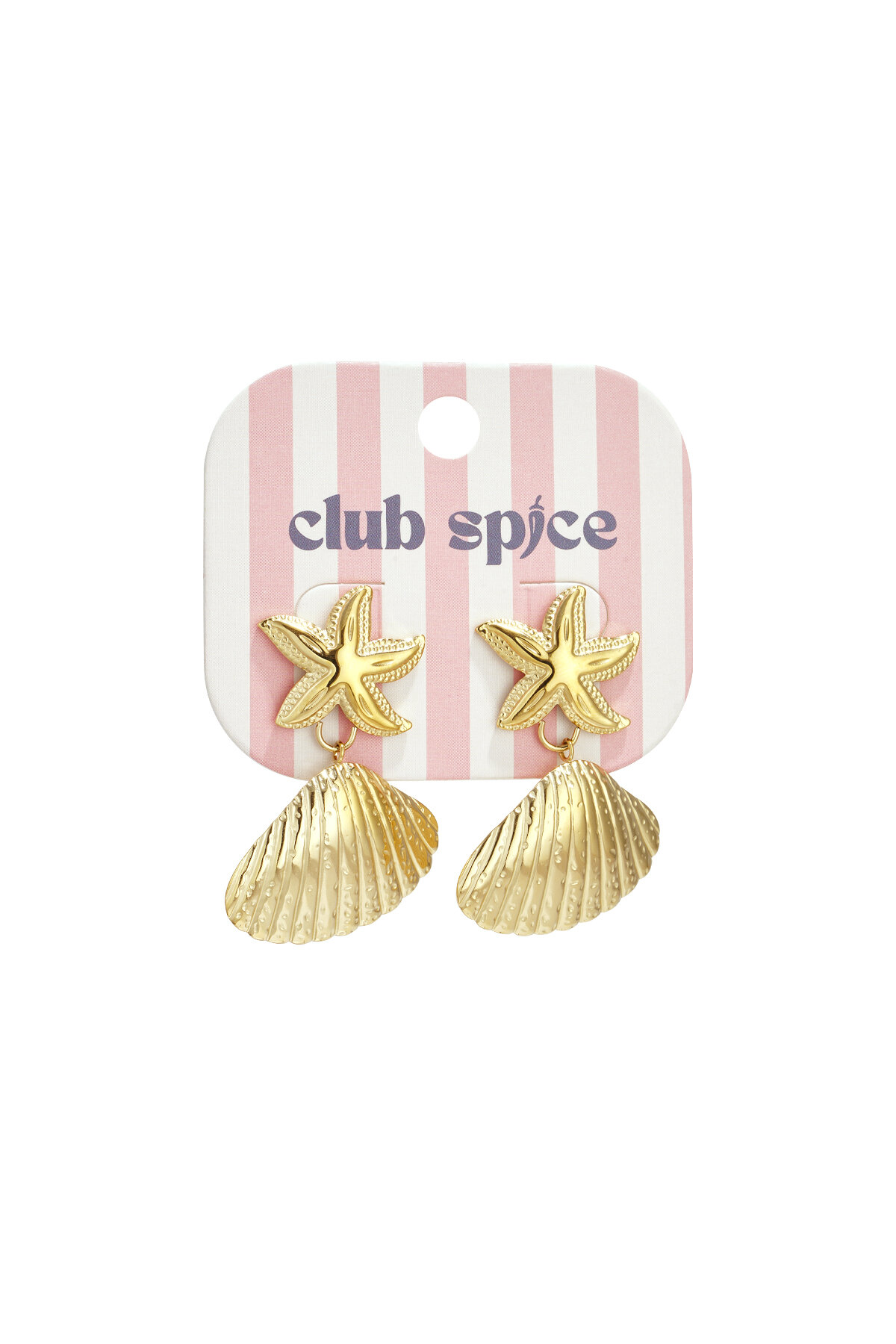 Earrings with starfish and shell h5 Picture6