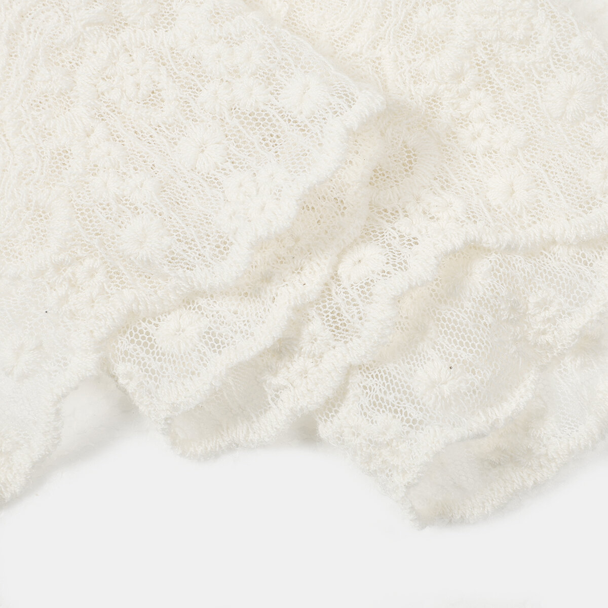 Elegant White Lace Women's Summer Scarves h5Picture3