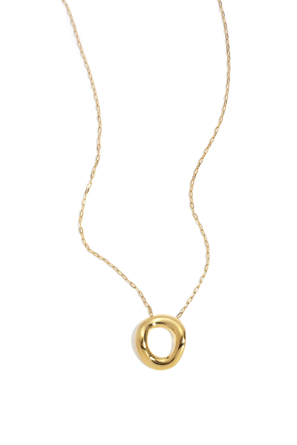 Colliers pendentifs en acier inoxydable cercle Casual Daily Simple Series Bijoux pour femmes h5 