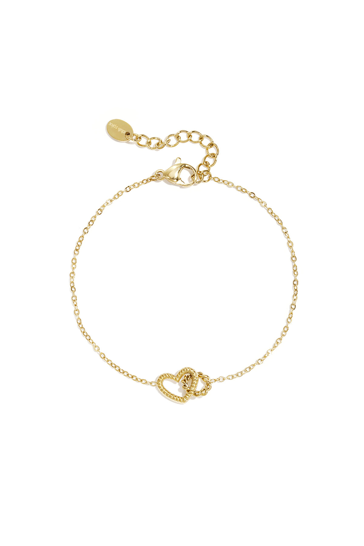 Armband mit verbundenem Herzanhänger h5