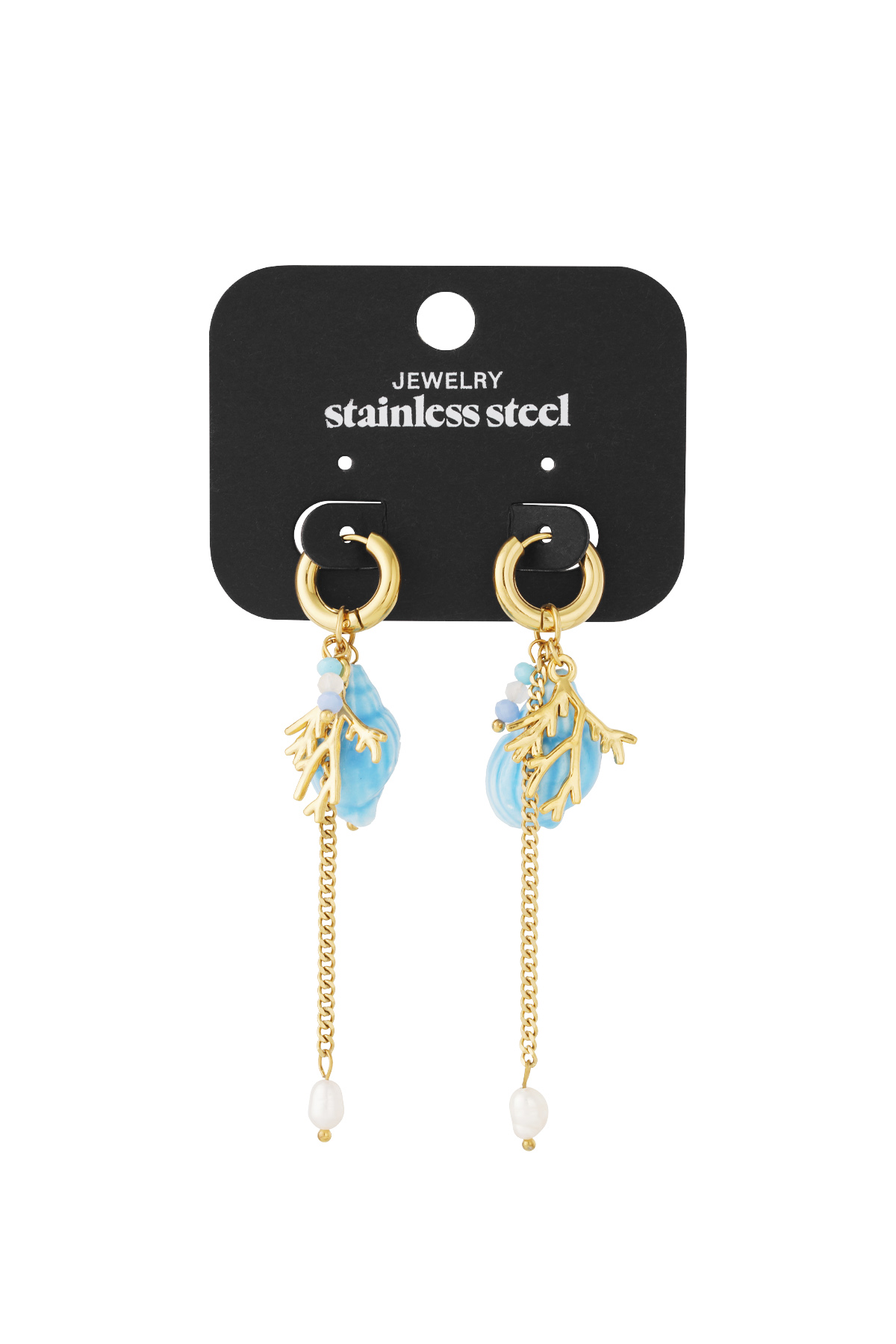 Coral vibes earrings Picture4