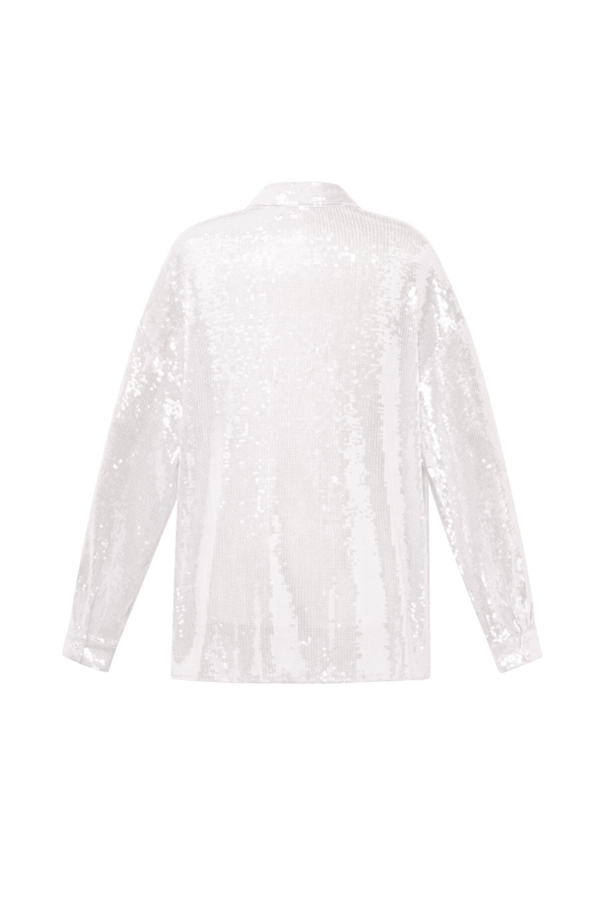 Woven Polyester Fiber Women's Blouse Elegant Solid Color Spring/Summer h5Picture3