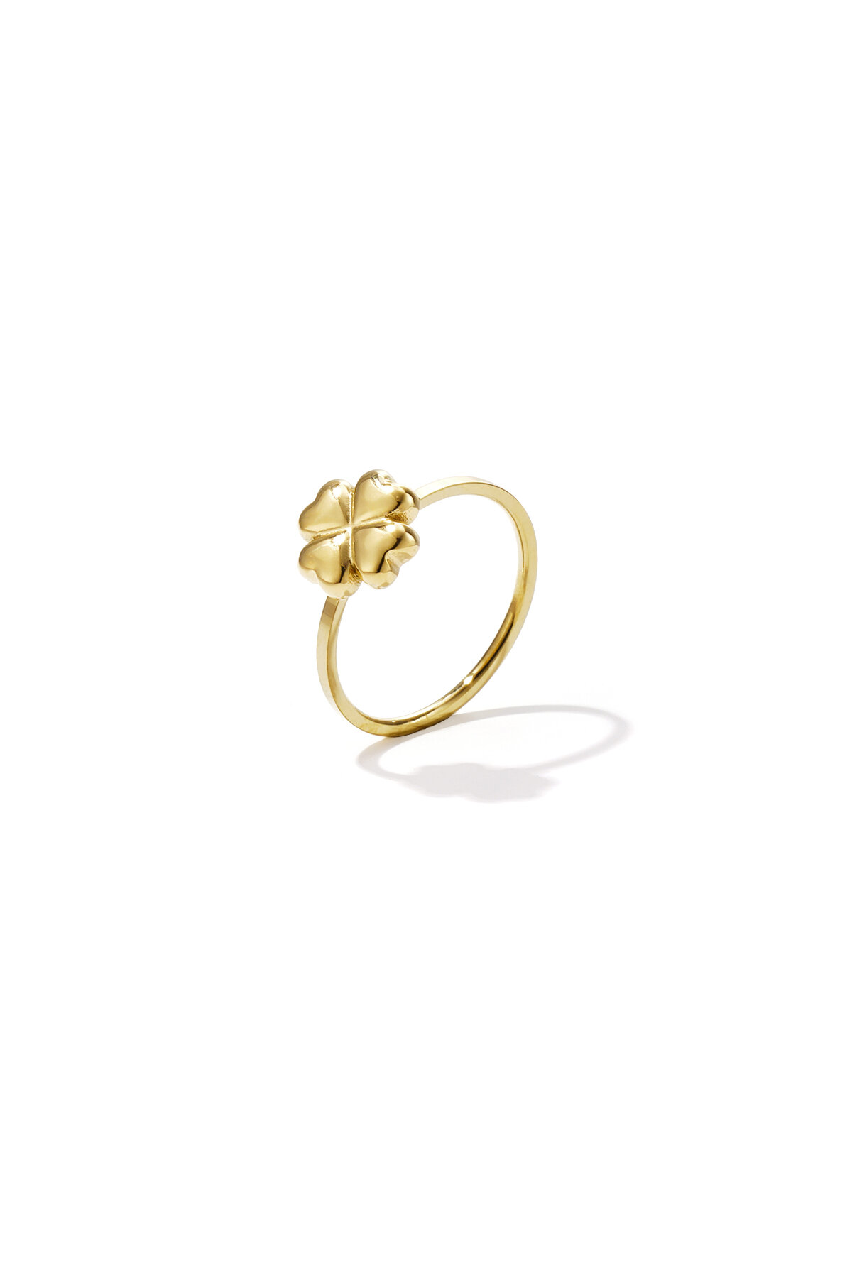 Minimalist clover ring h5
