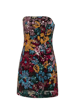 Tropical Night Strapless Dress h5 Picture2