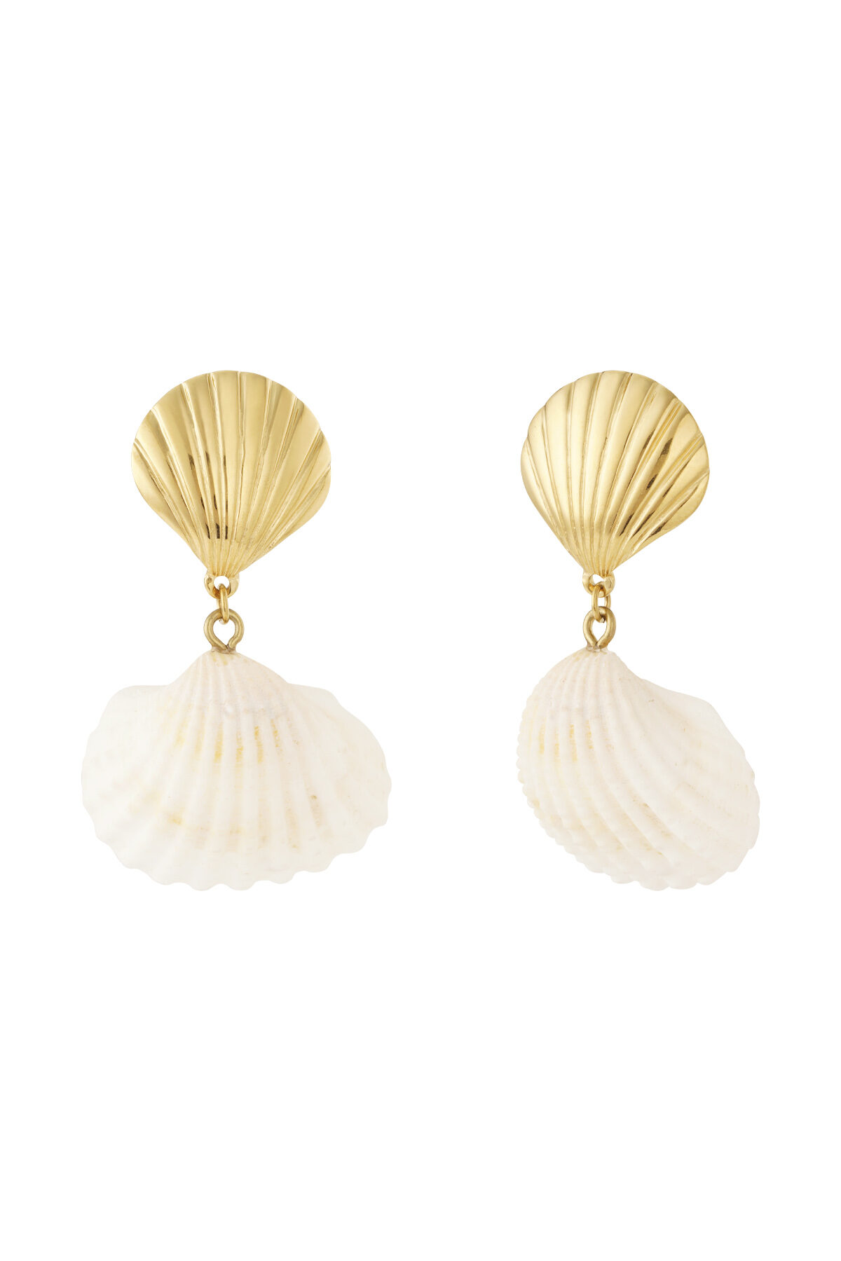 Boucle d'oreille coquillage et mer 2