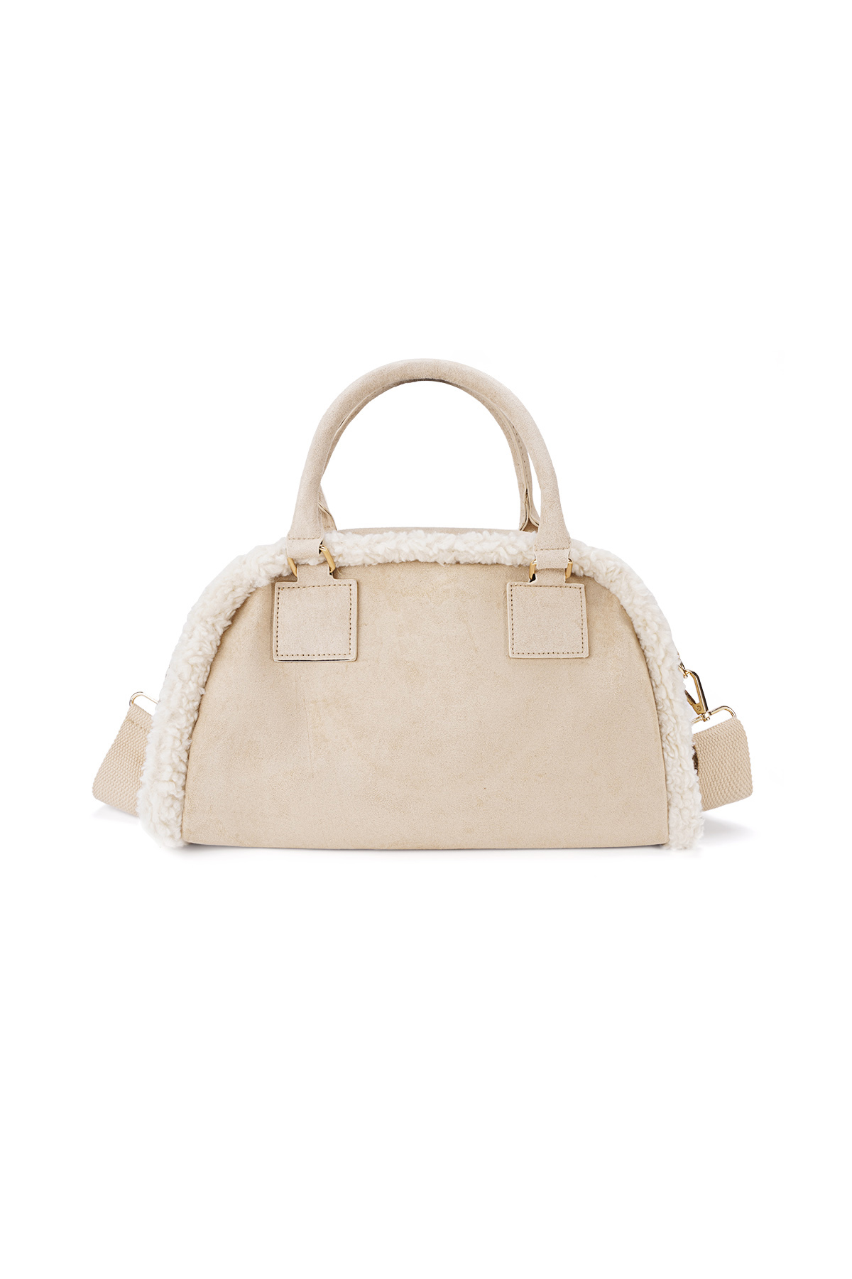 Shoulder bag with teddy details 