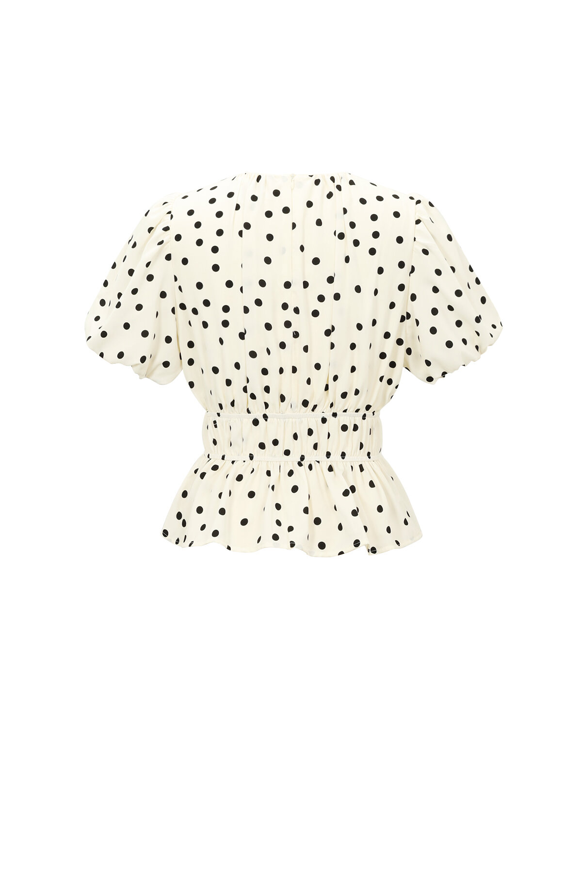 Peplum-Top mit Polka-Dots h5 Bild3