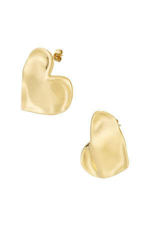 Mega heart Earrings h5