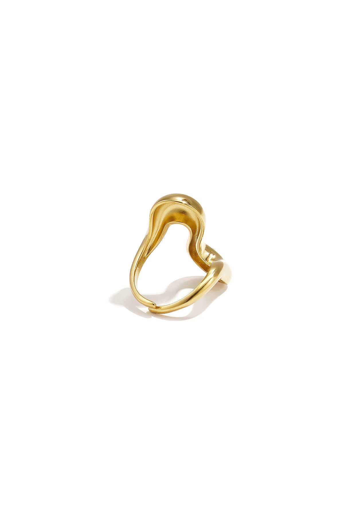 Wavy adjustable statement ring Picture2