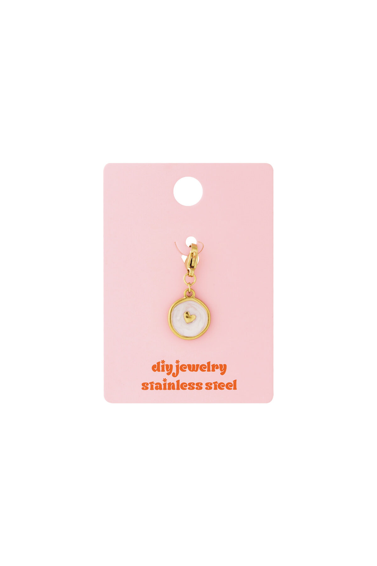 Stainless Steel Jewelry Charms Heart Casual Daily h5 Picture3