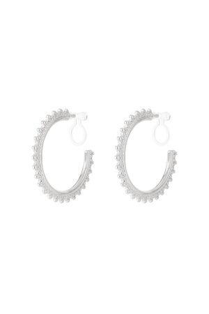 Sunburst Hoop Clip Earrings h5 Picture3