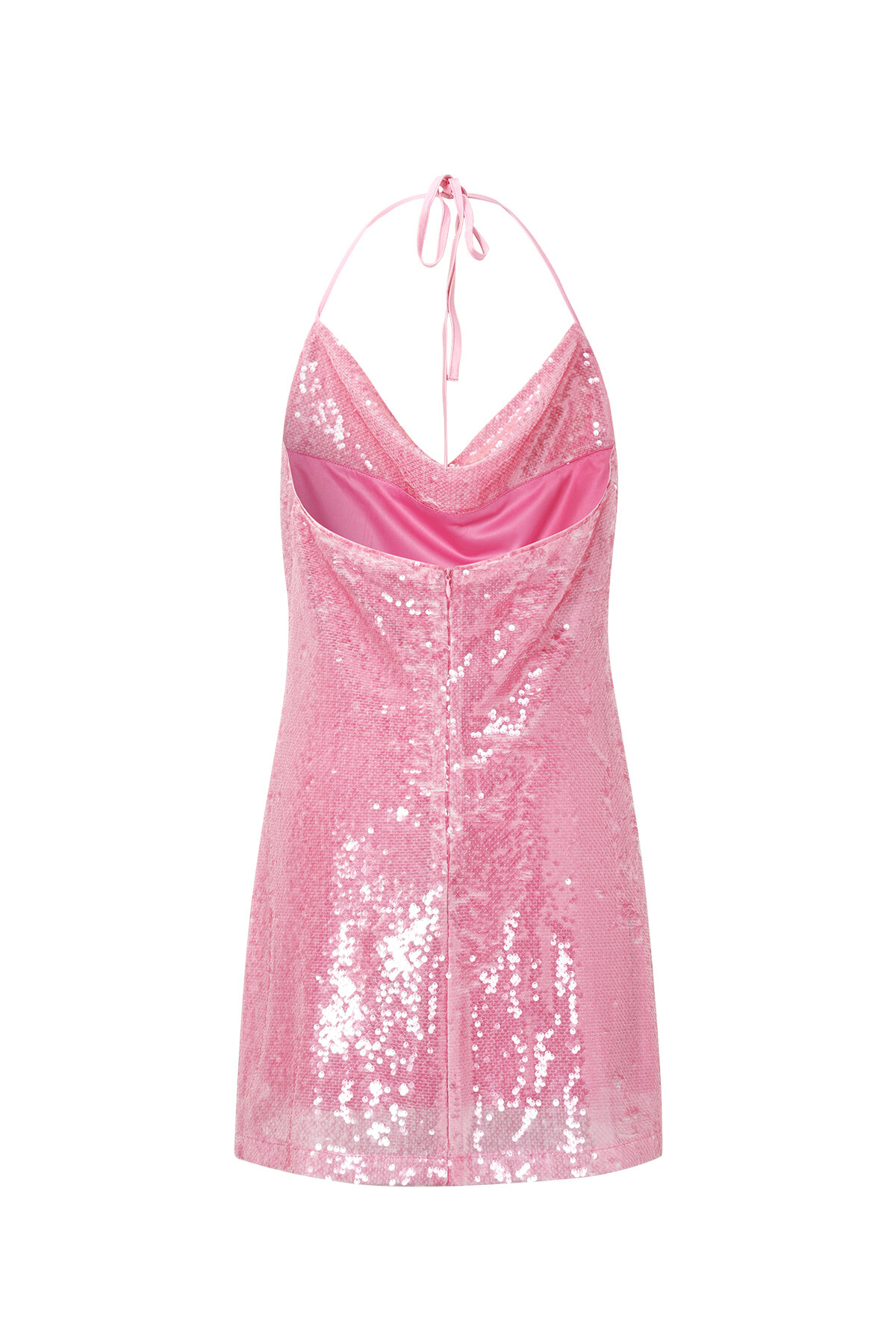 Abito con paillettes a cascata Immagine3