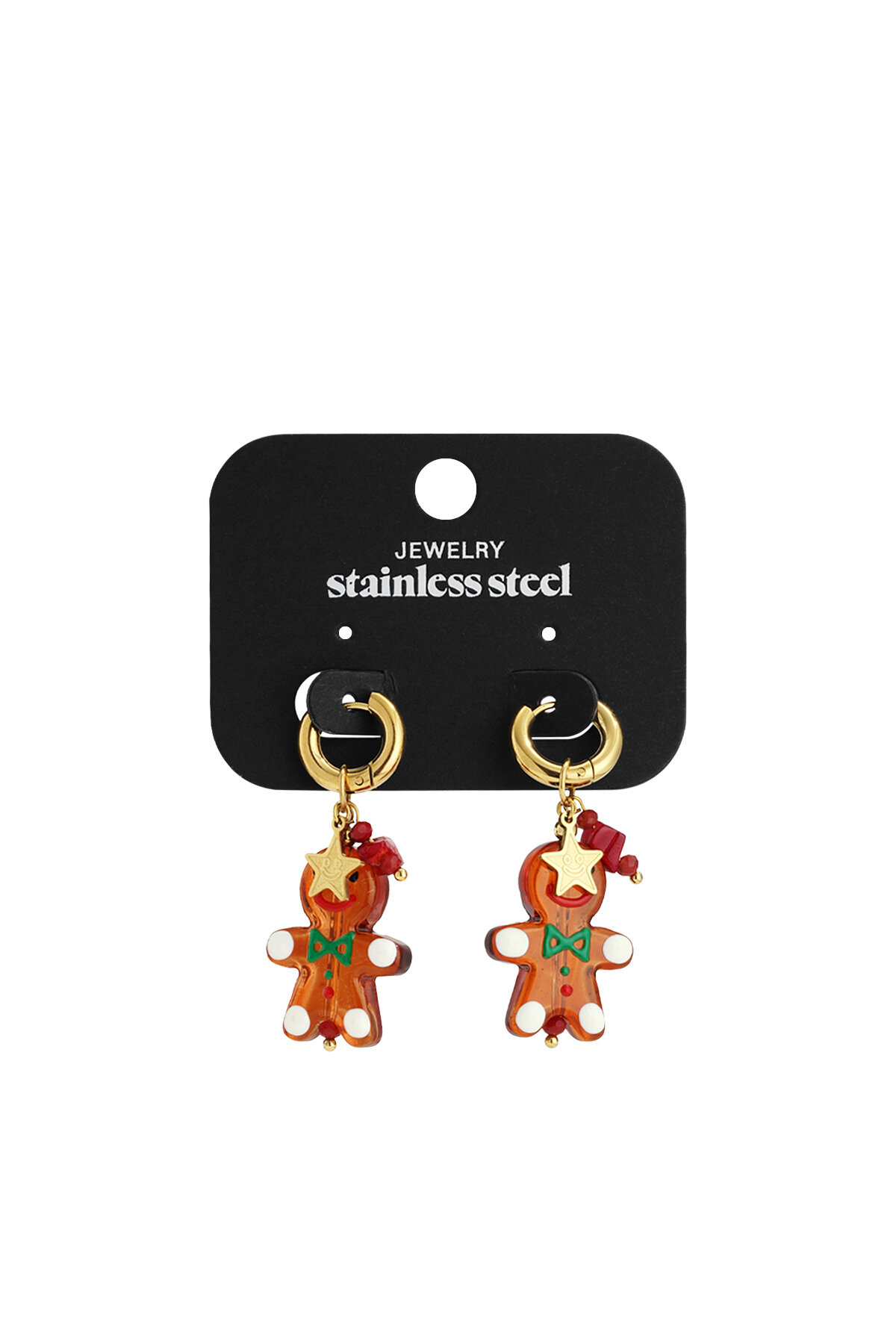 Stainless Steel Drop Earrings Star Casual Daily Simple Series Women's jewelry h5 Picture5