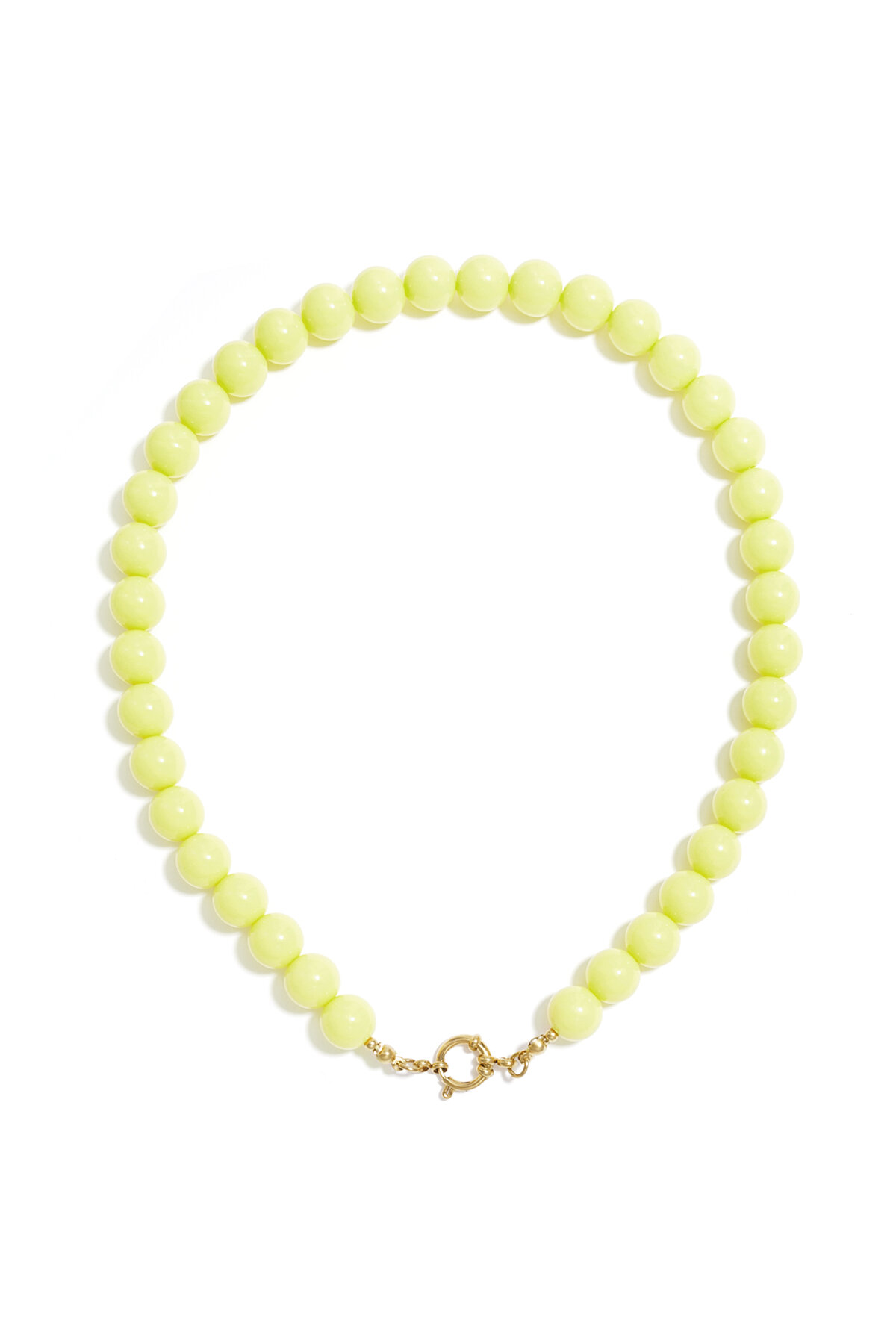 Beaded necklace with front closure - 12mm h5 