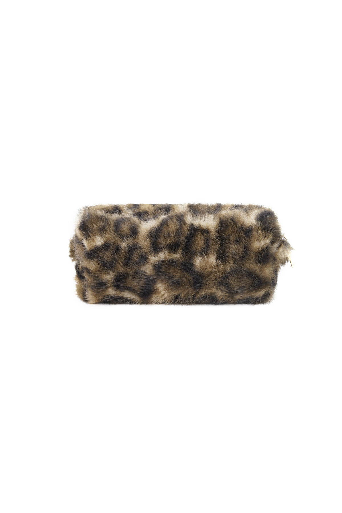Bolsa de maquillaje con estampado de leopardo