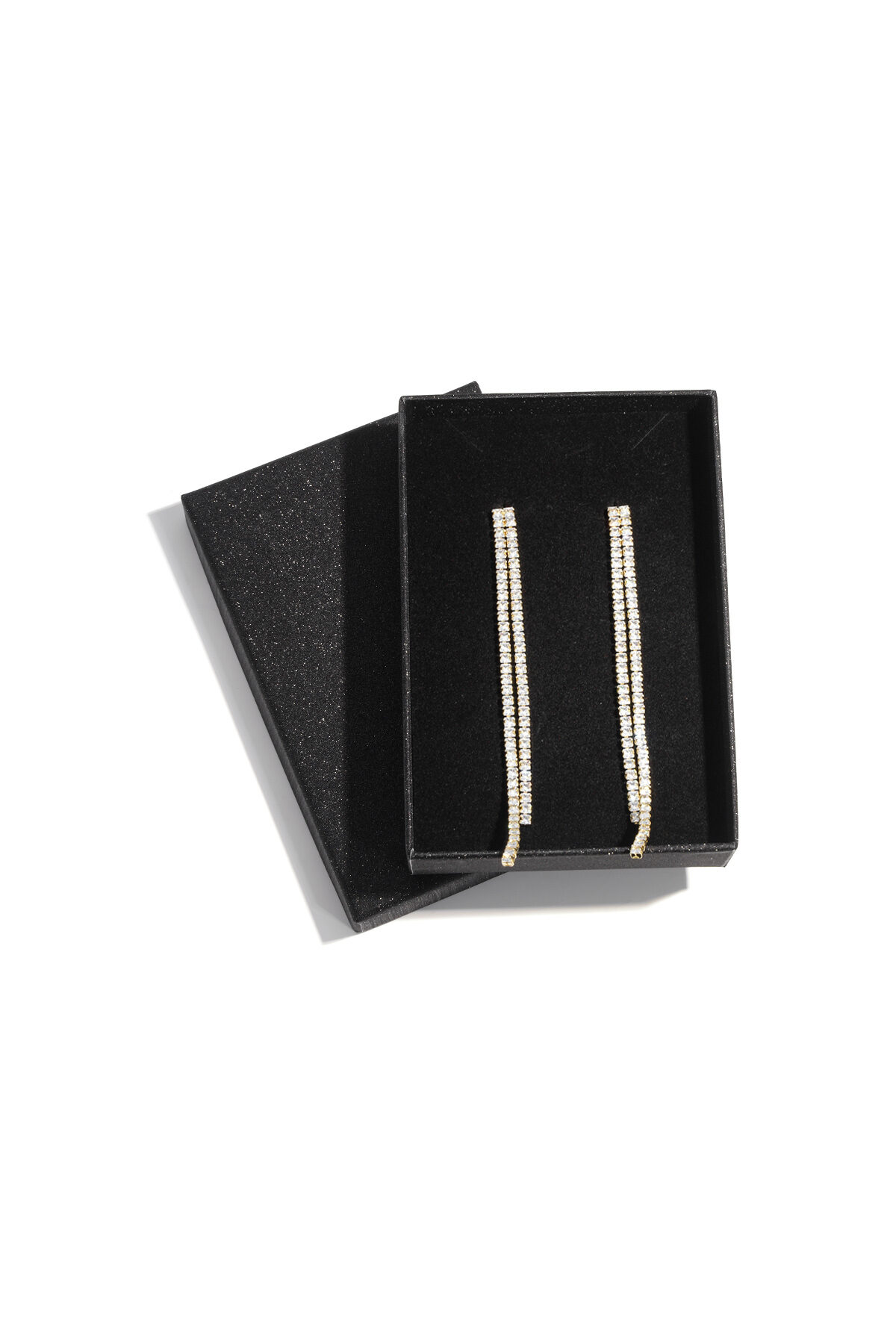 Kupfer Baumeln Ohrringe Geometrische Elegante Weihnachten Luxuriöse Serie frauen schmuck h5 Bild2