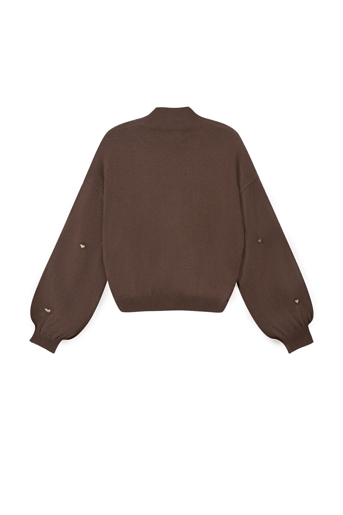 Acrylic Knit Sweater Casual Heart Pattern Fall/Winter h5Picture2