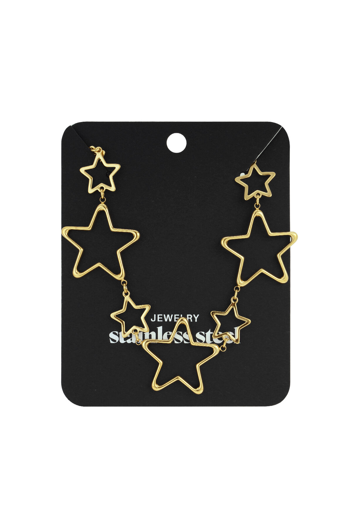 Stainless Steel Chain Necklaces Star Casual Daily Simple Series Women's jewelry Picture4