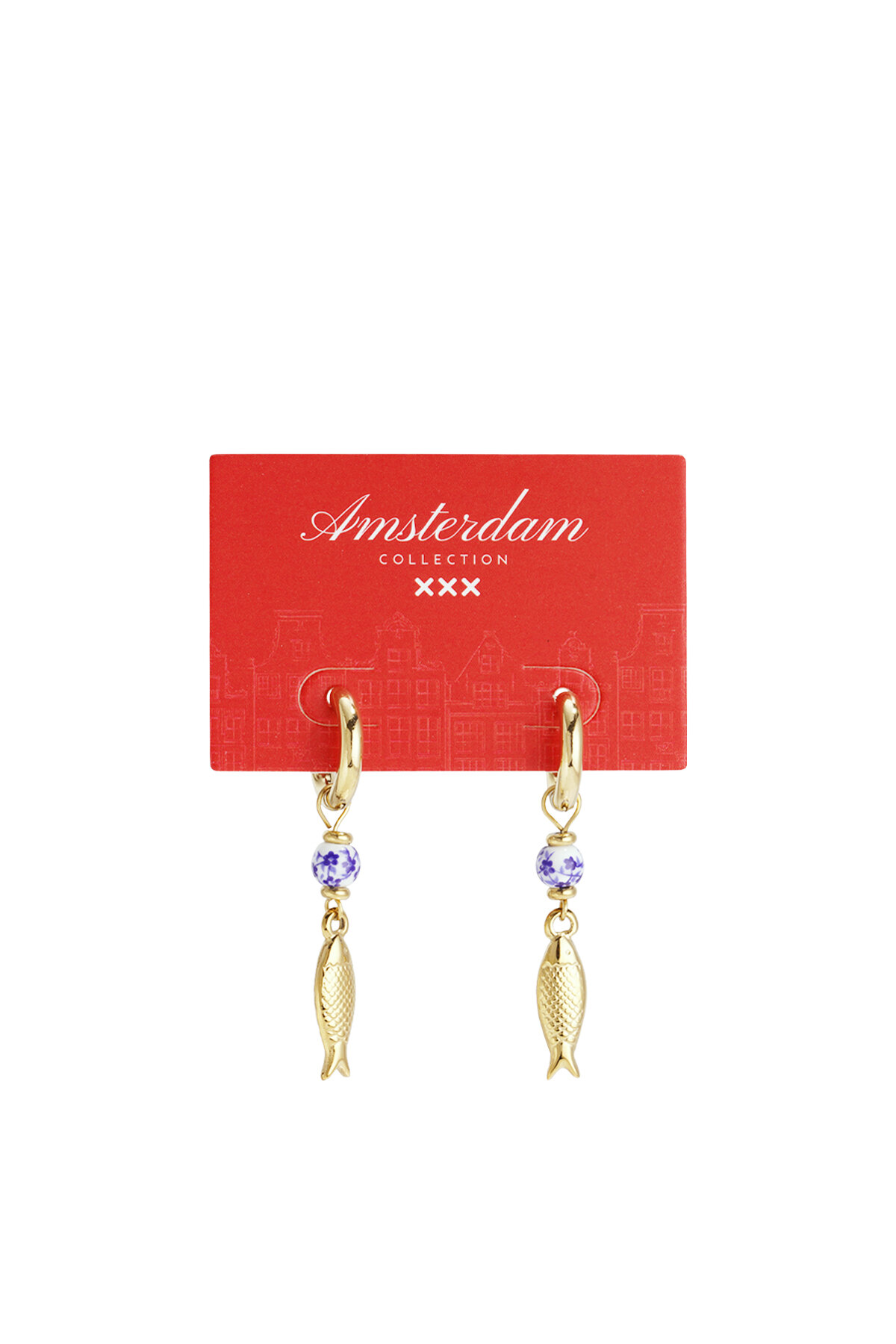Stainless Steel Dangle Earrings fish Casual Holiday/Beach Simple Series Women's jewelry h5 Picture5