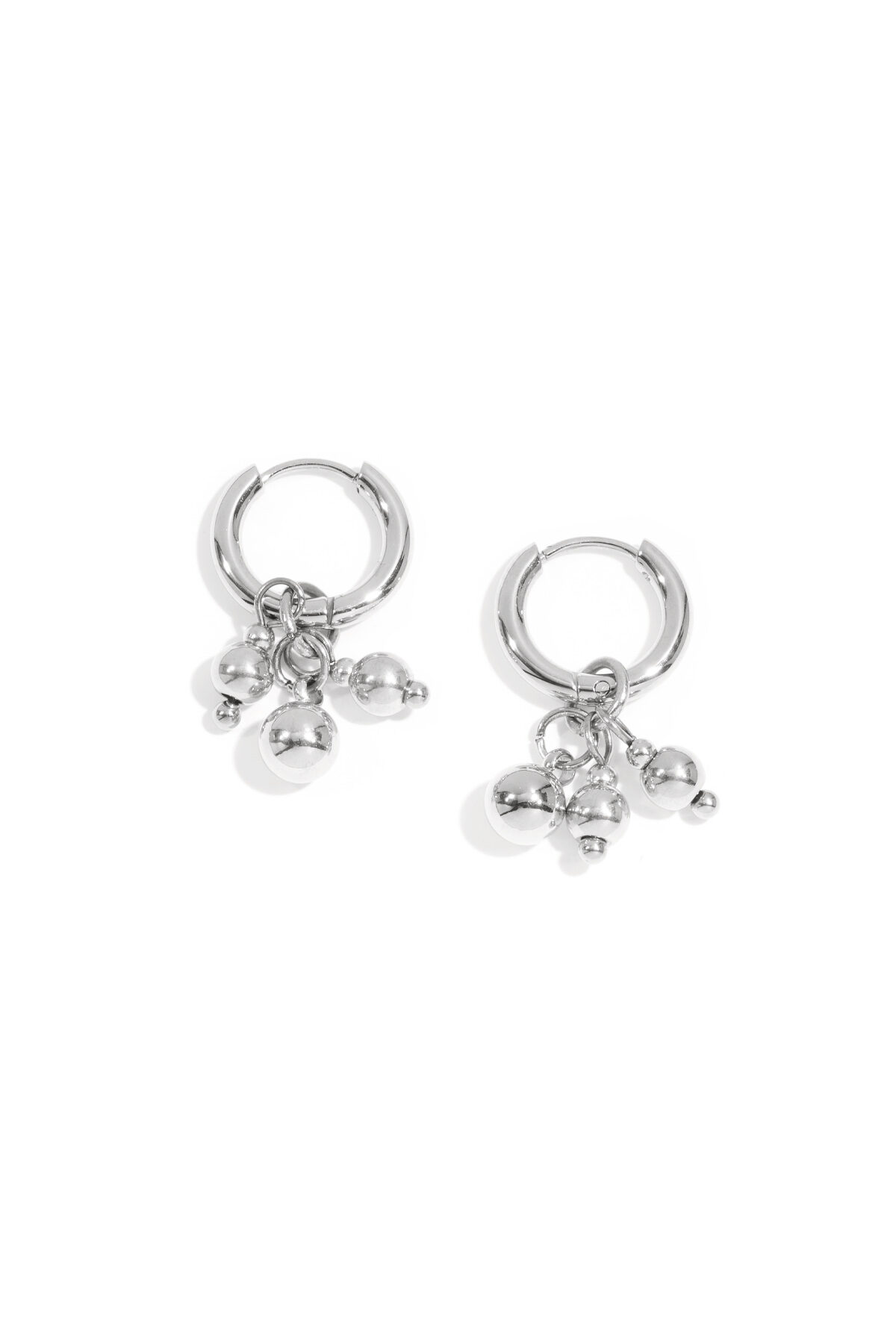 Pendientes colgantes de acero inoxidable con forma irregular, serie casual, diaria y sencilla, joyería para mujer. Imagen3