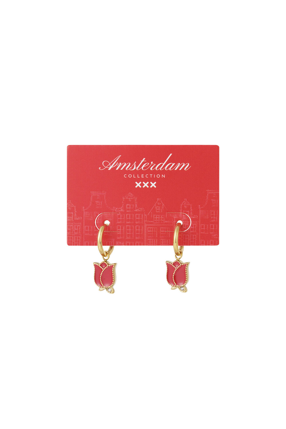 Orecchini pendenti in acciaio inossidabile, stile casual, semplici, da donna, stile fiore h5Immagine4