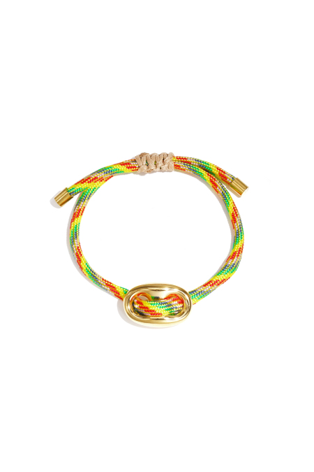Armband met knop detail