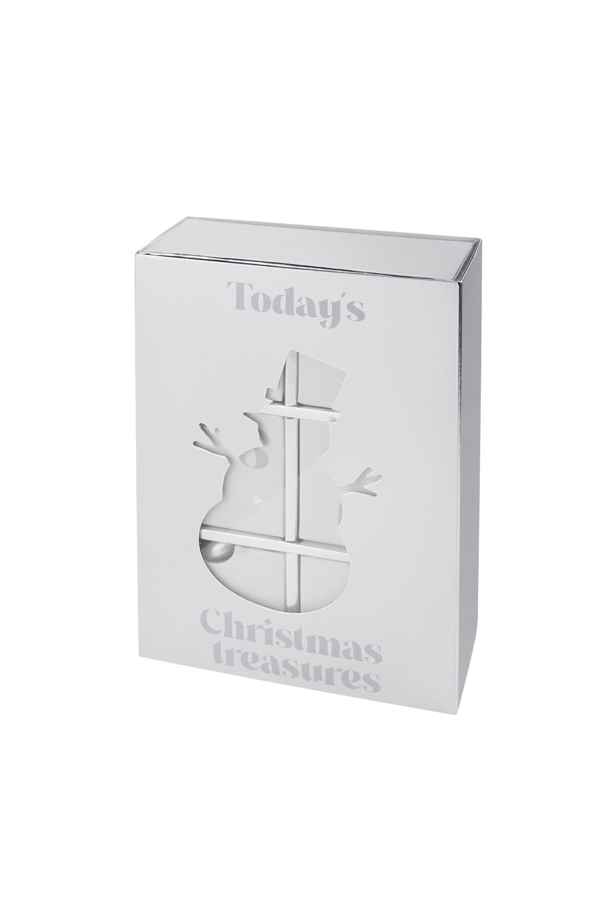 Advent calendar snowman - Silver Color color