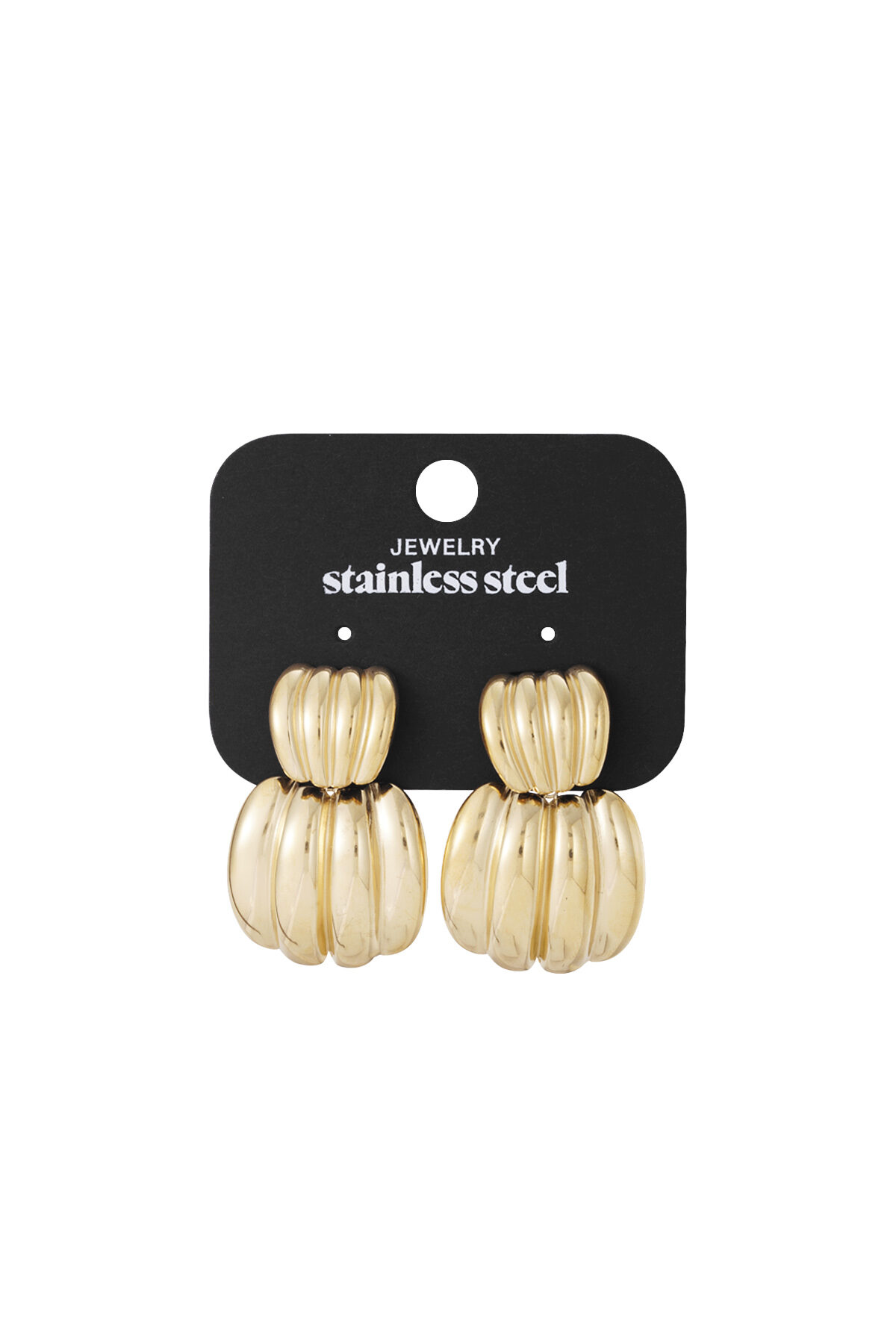 Stainless Steel Stud Earrings Geometric Casual Daily Simple Series Women's jewelry h5 Picture4