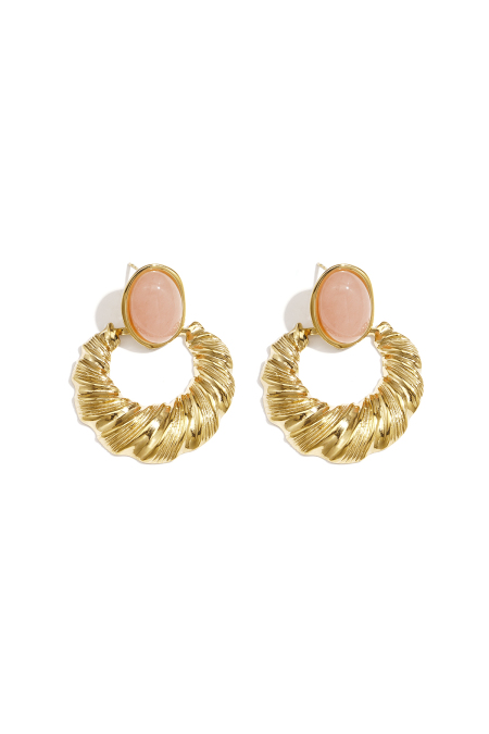 Stainless Steel Stud Earrings irregular shape Simple Daily Simple Series Women's jewelry
