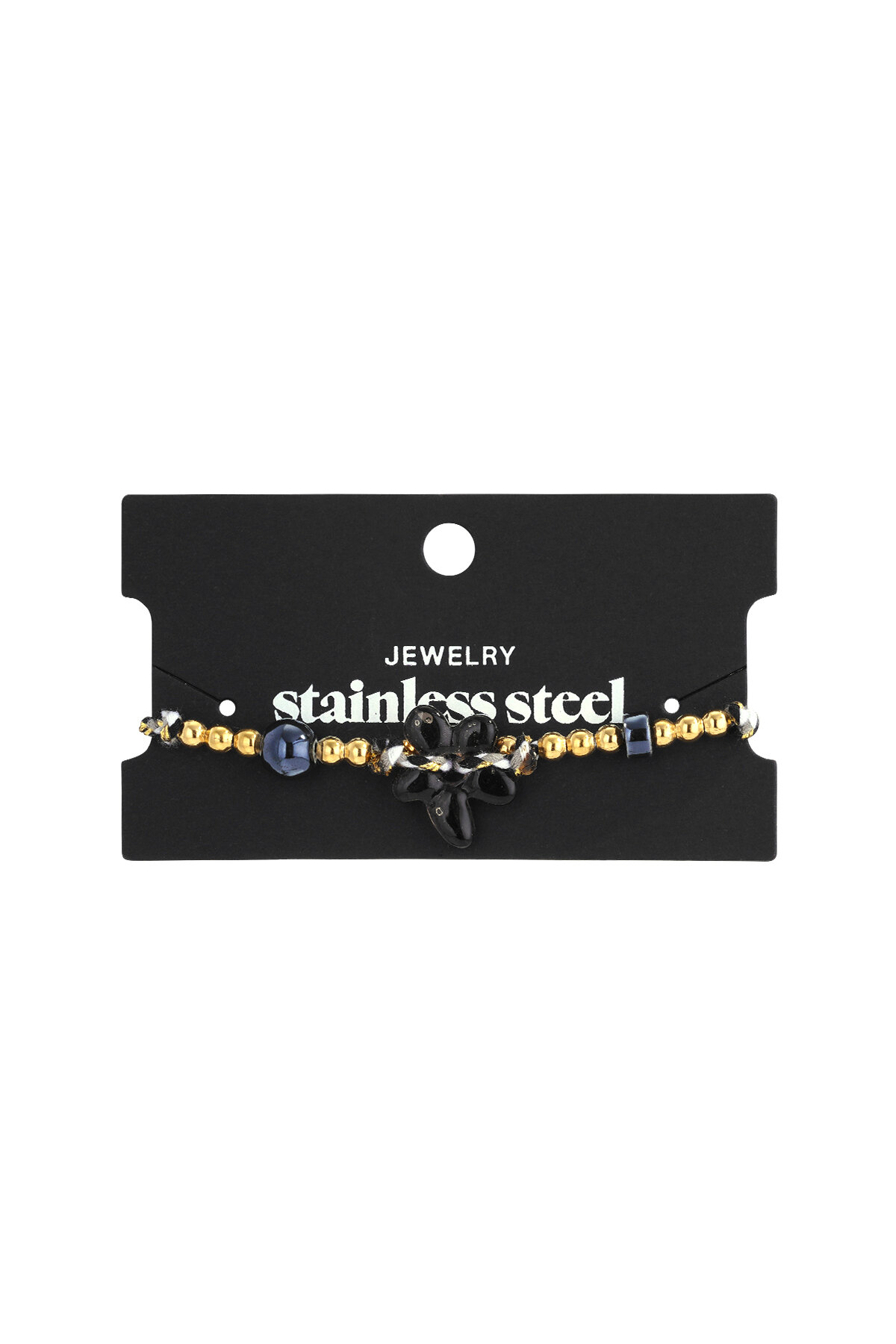 Polyester Beaded Bracelets Flower Casual Daily Simple Series Women's jewelry h5 Picture4